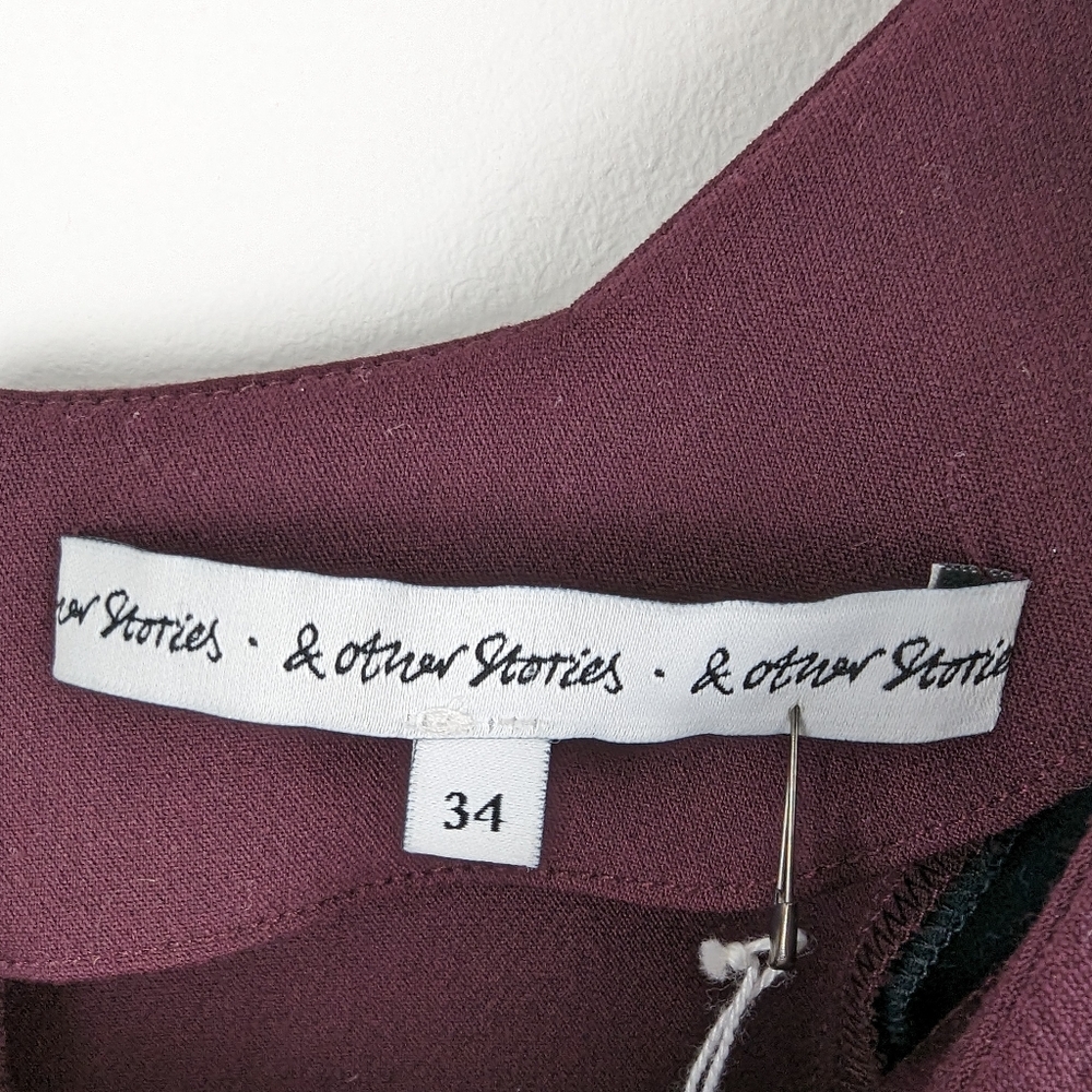 & Other Stories colourblock mini dress - Picture 5 of 8